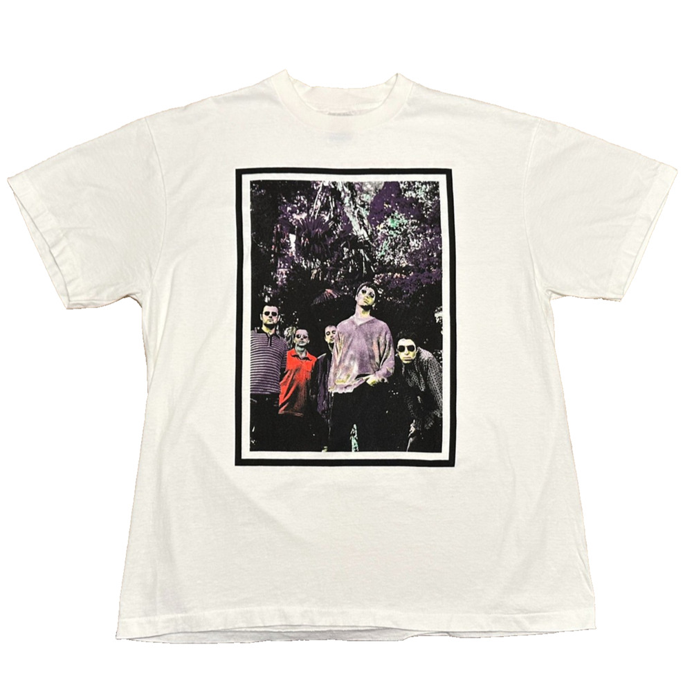 Oasis Single Stitch Tubular Band Tee Mens XL White Be Here Now Graphic TShirt - Picture 2 of 15